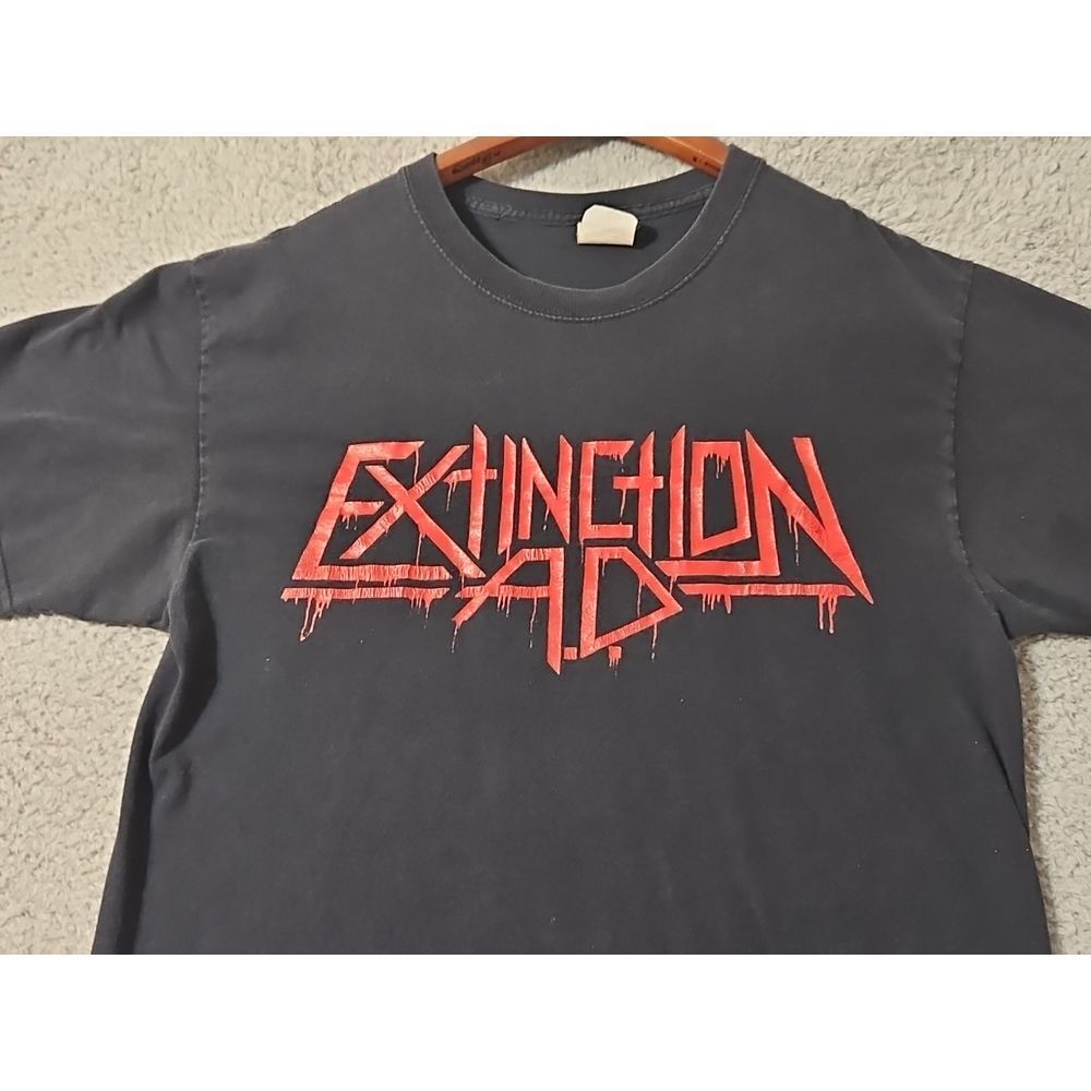 Extinction A.D. Thrash Metal Band Shirt Medium Enforced Darkest Hour Spiritworld